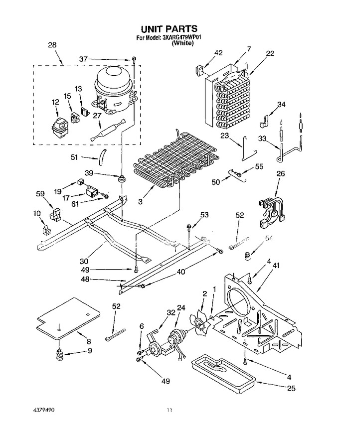 Diagram for 3XARG479WP01