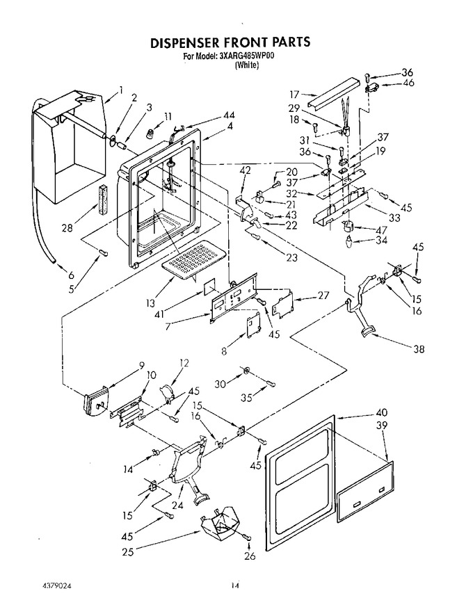 Diagram for 3XARG485WP00