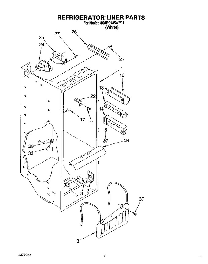 Diagram for 3XARG485WP01