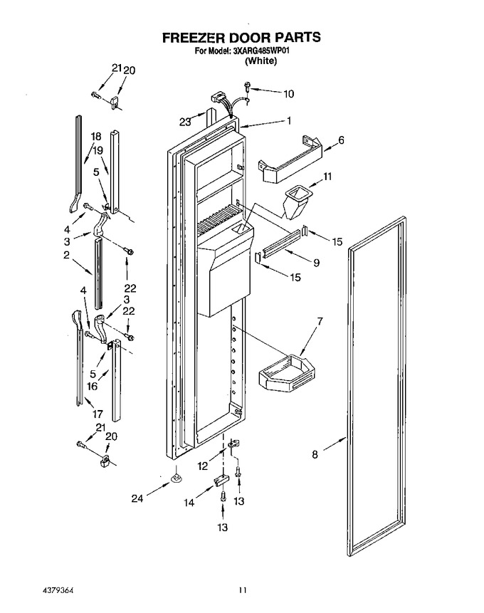 Diagram for 3XARG485WP01