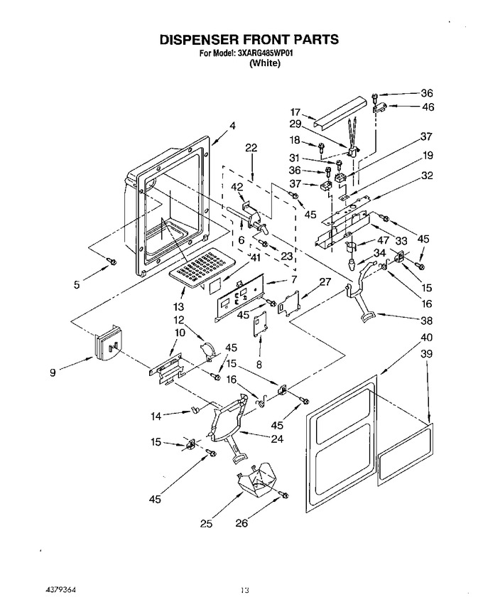 Diagram for 3XARG485WP01