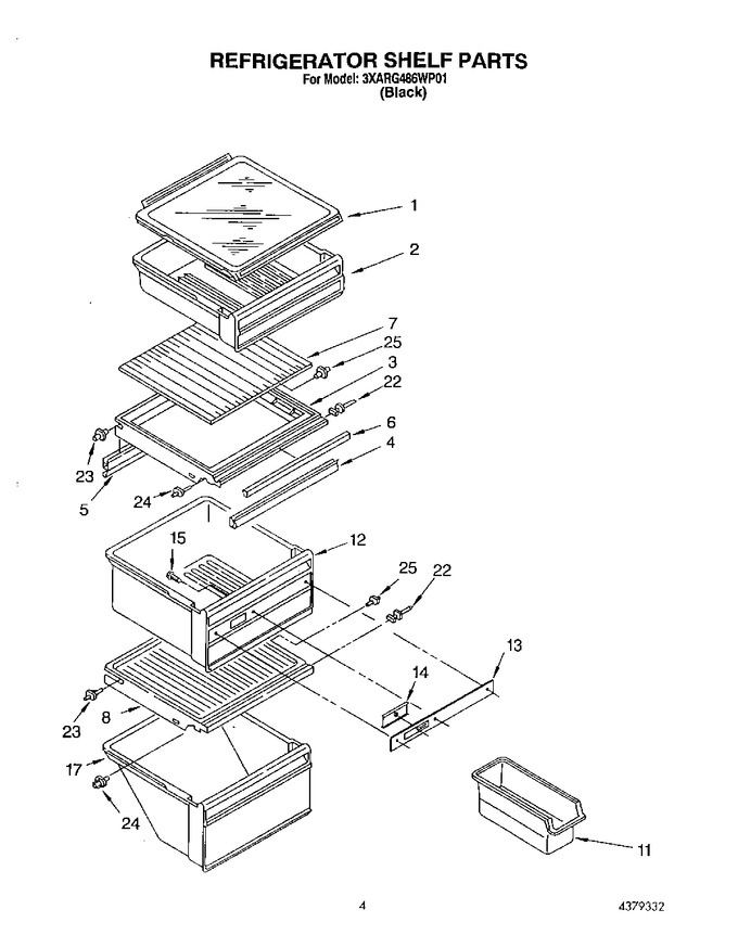 Diagram for 3XARG486WP01