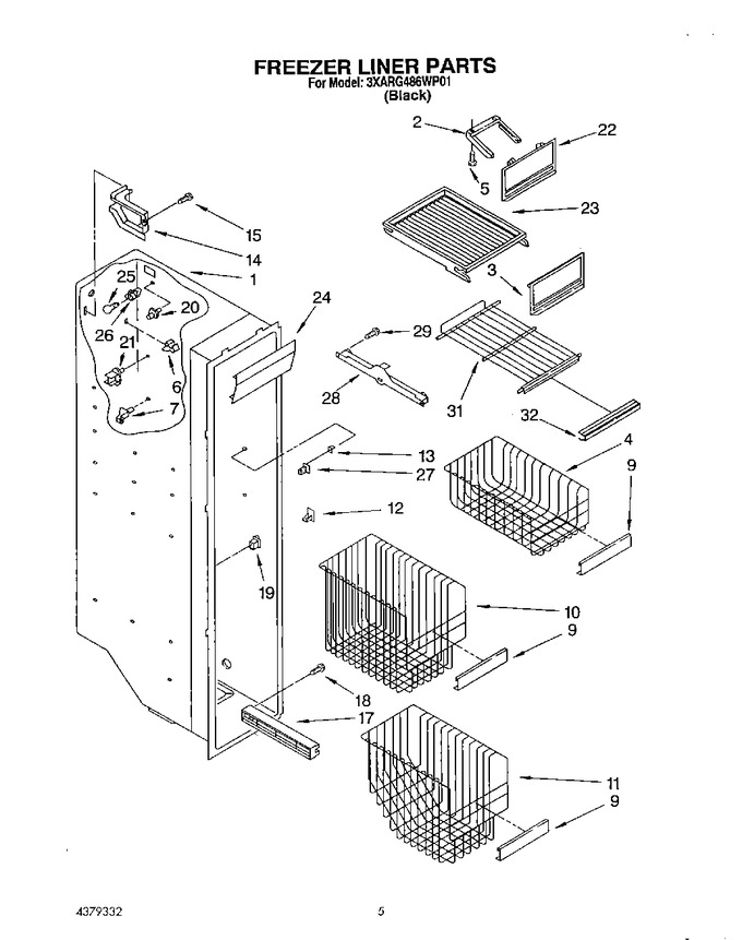 Diagram for 3XARG486WP01