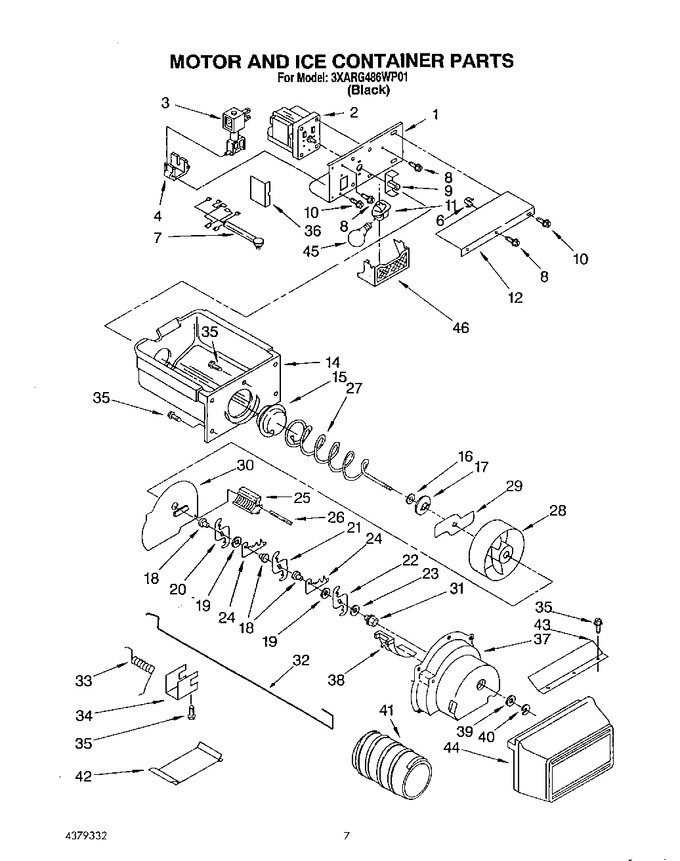 Diagram for 3XARG486WP01