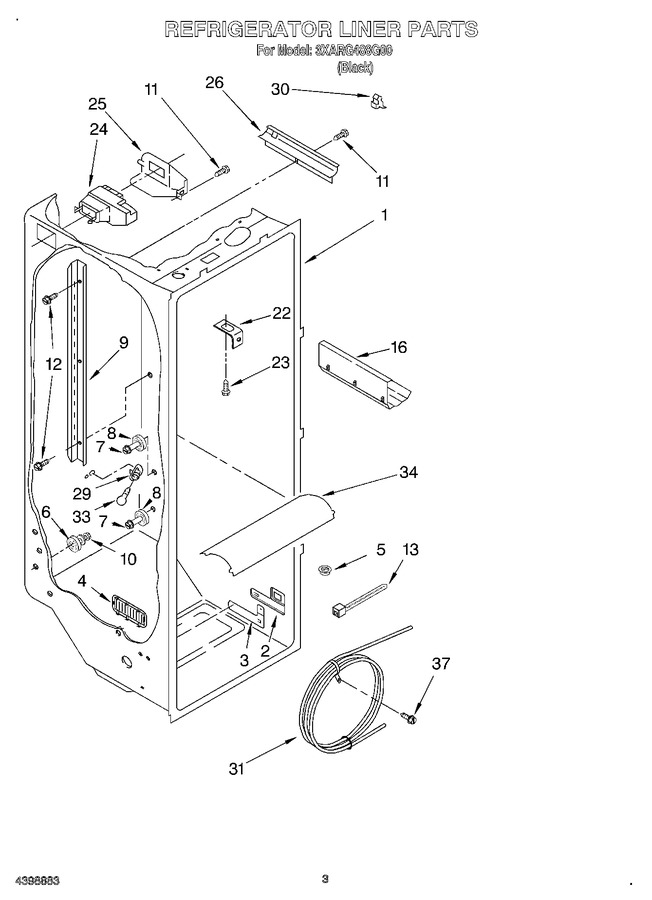 Diagram for 3XARG488G00