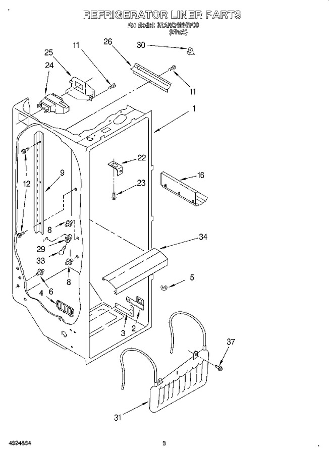 Diagram for 3XARG488GF00