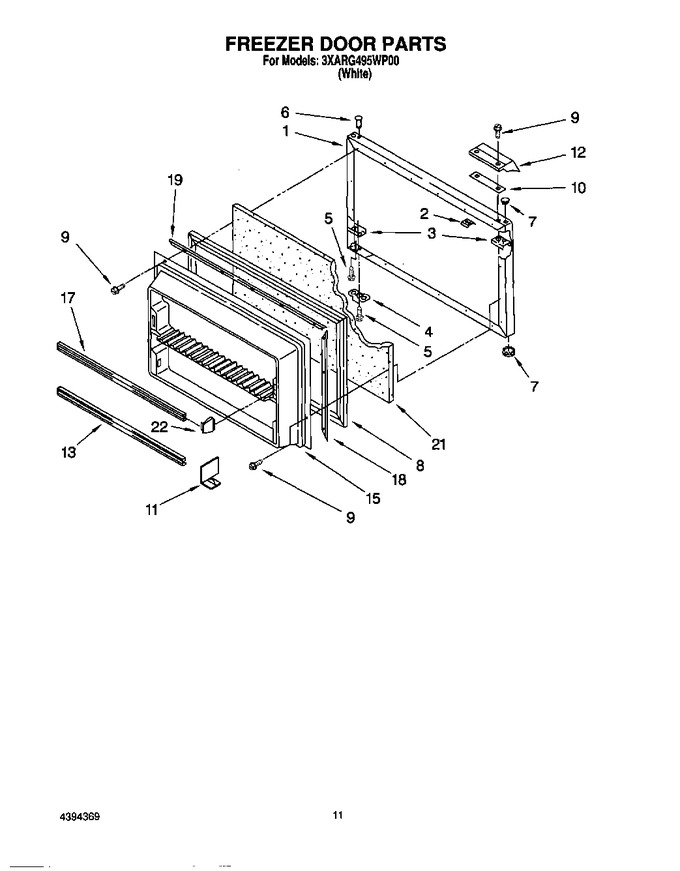 Diagram for 3XARG495WP00