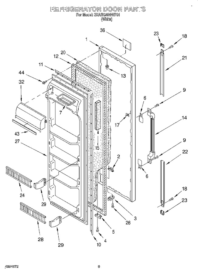 Diagram for 3XARG496WP01