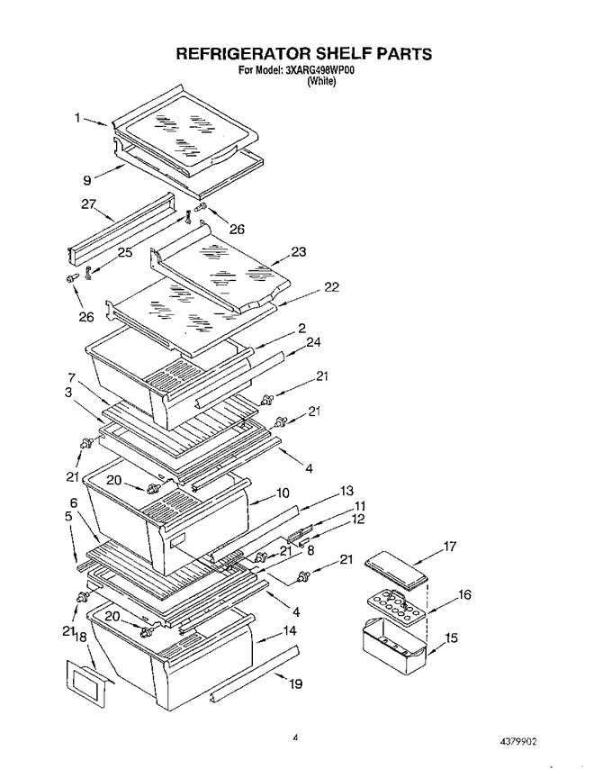 Diagram for 3XARG498WP00