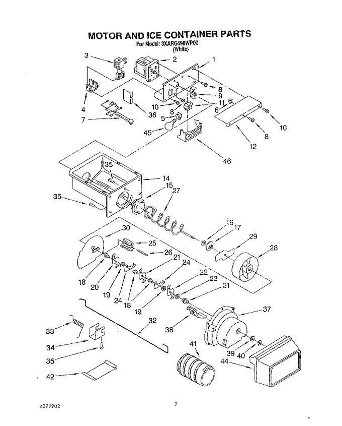 Diagram for 3XARG498WP00