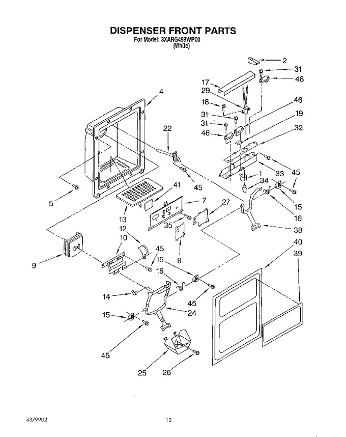 Diagram for 3XARG498WP00