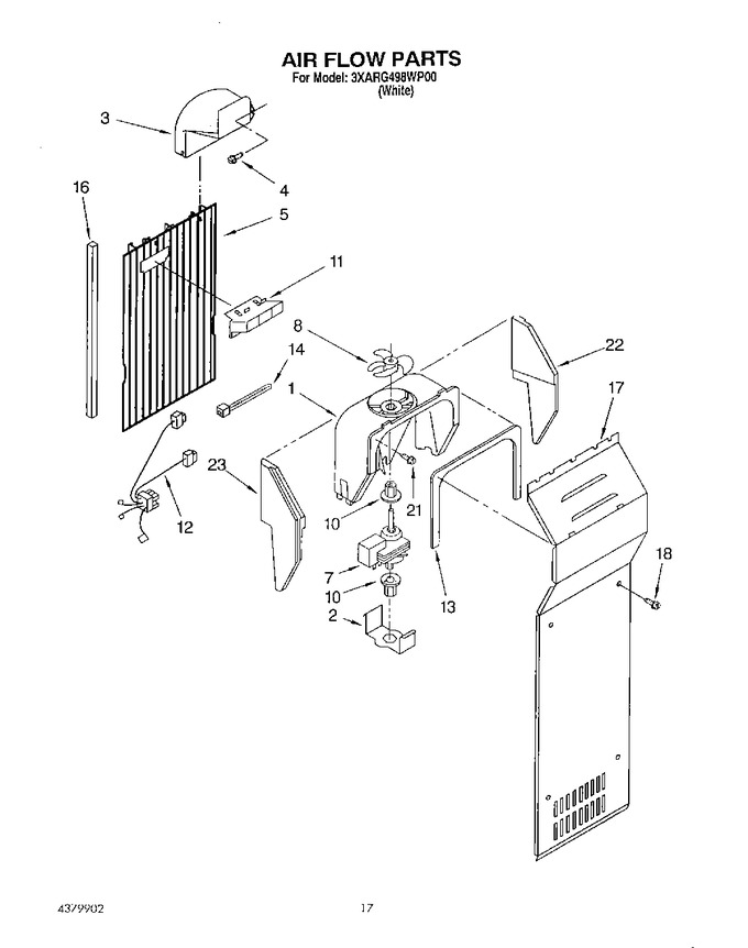 Diagram for 3XARG498WP00