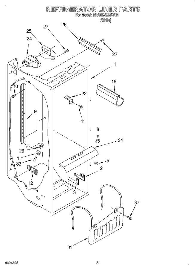 Diagram for 3XARG498WP01