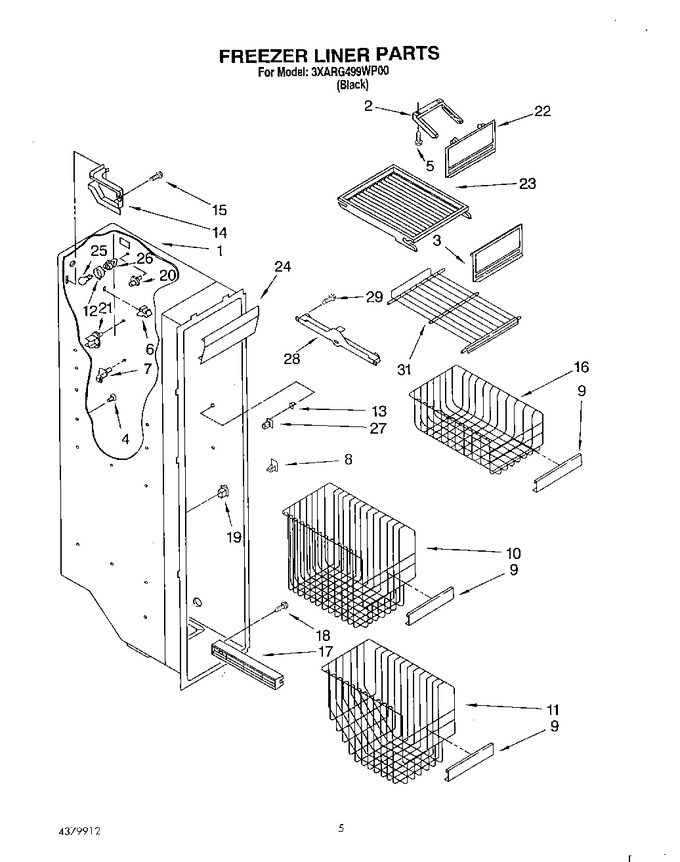 Diagram for 3XARG499WP00