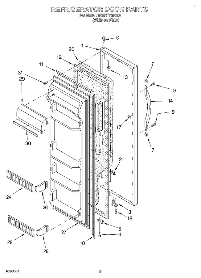 Diagram for 3XART705G00