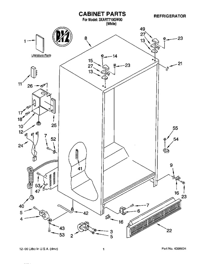Diagram for 3XART710GW00