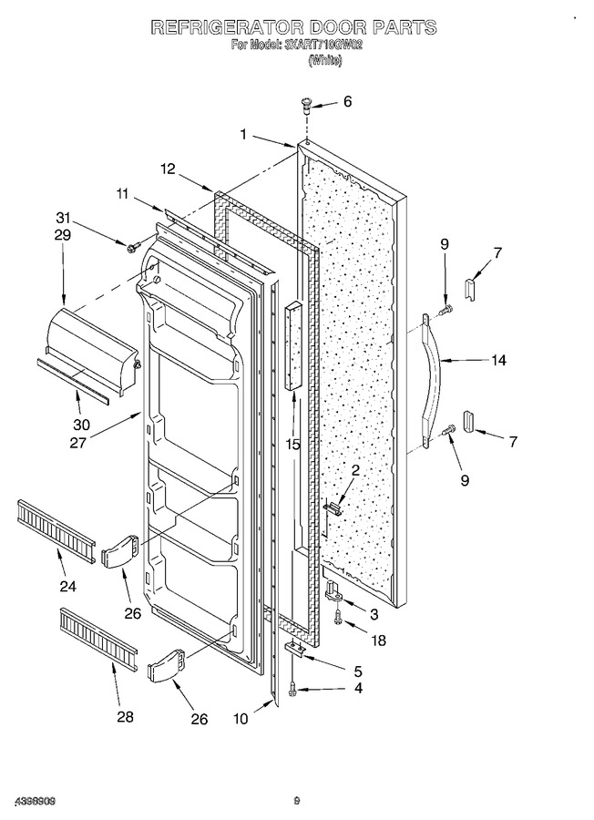 Diagram for 3XART710GW02