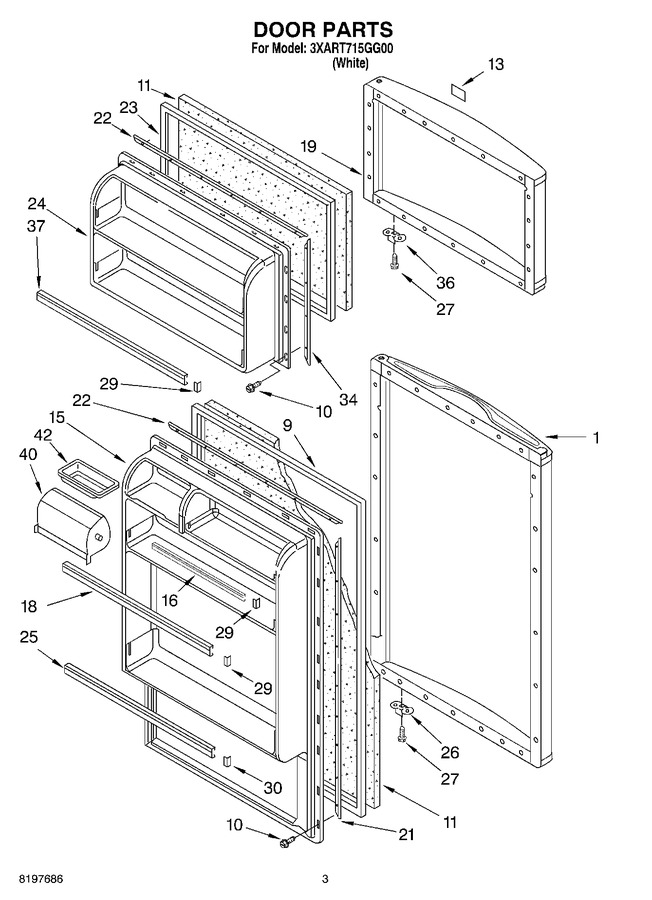 Diagram for 3XART715GG00