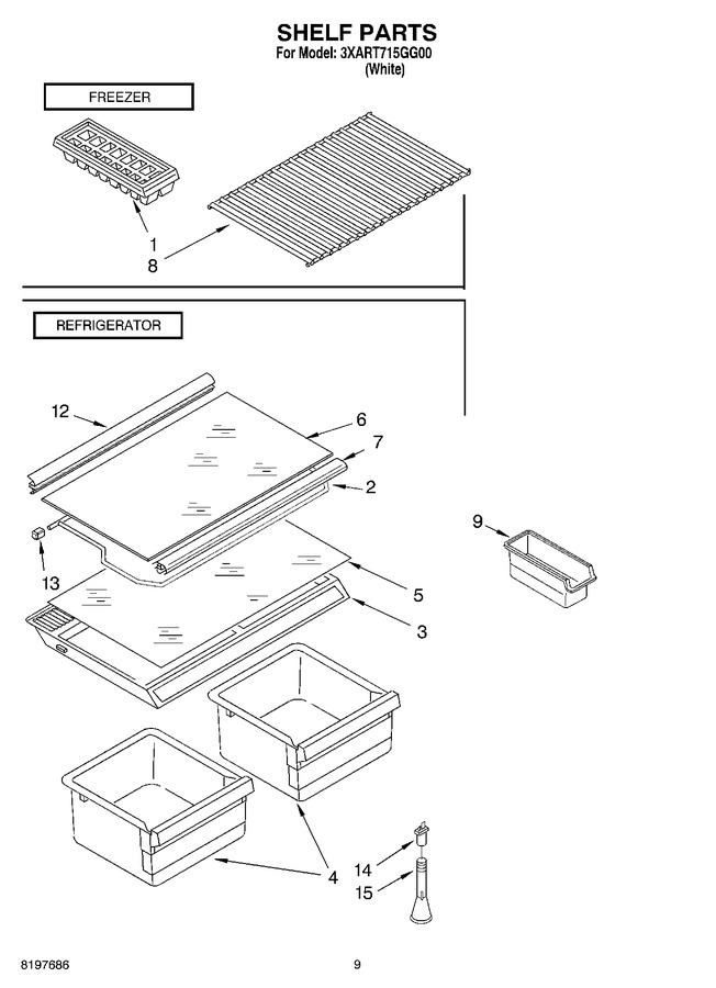 Diagram for 3XART715GG00