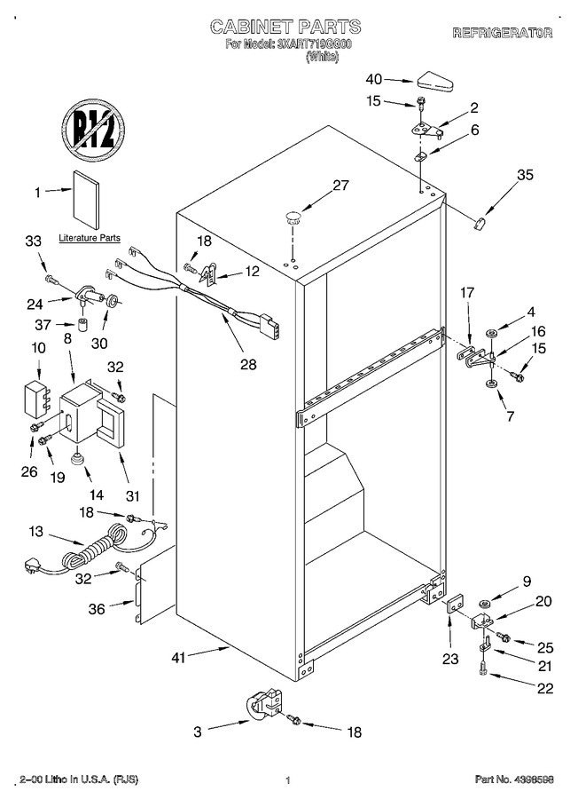 Diagram for 3XART719GG00
