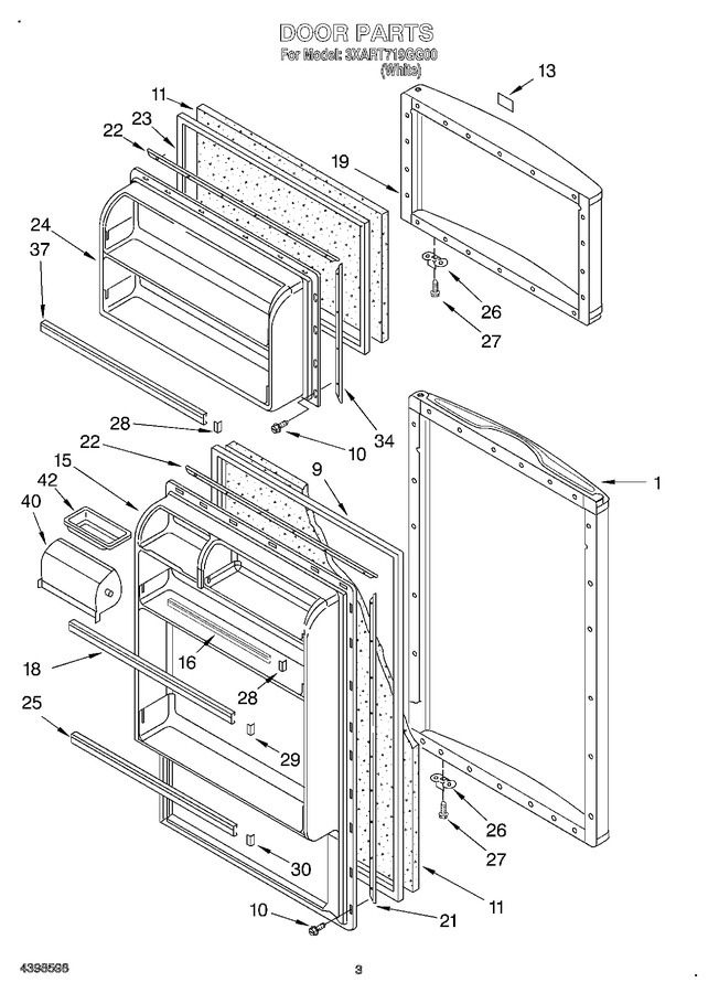 Diagram for 3XART719GG00