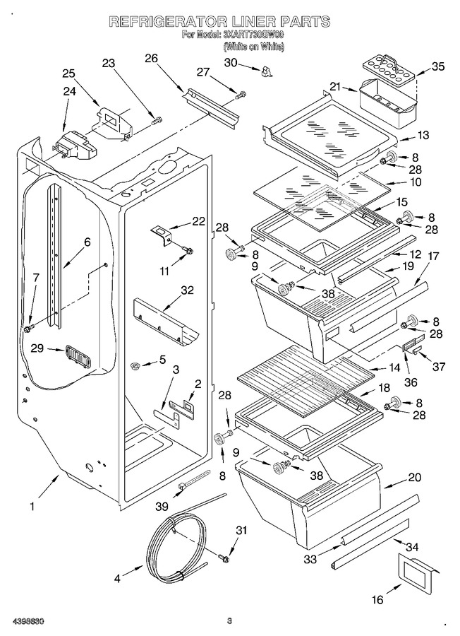 Diagram for 3XART730GW00
