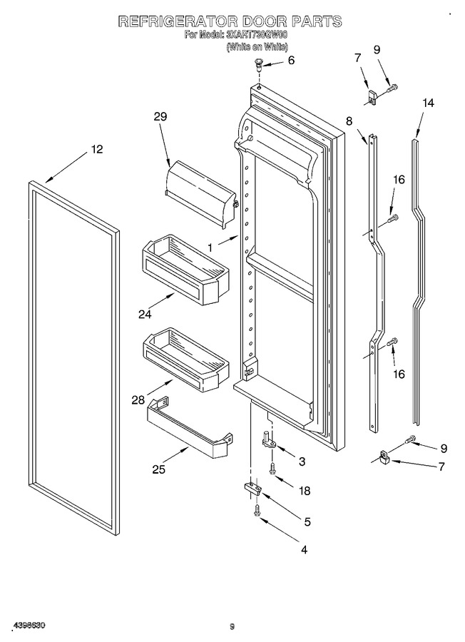 Diagram for 3XART730GW00