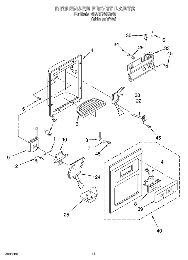 Diagram for 3XART730GW00