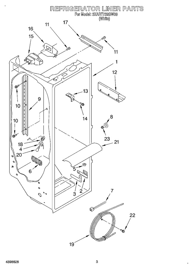 Diagram for 3XART732GW00