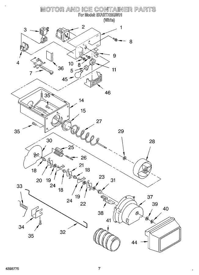 Diagram for 3XART732GW01