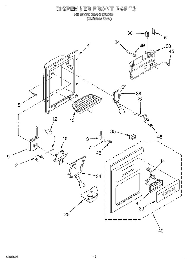Diagram for 3XART735G00