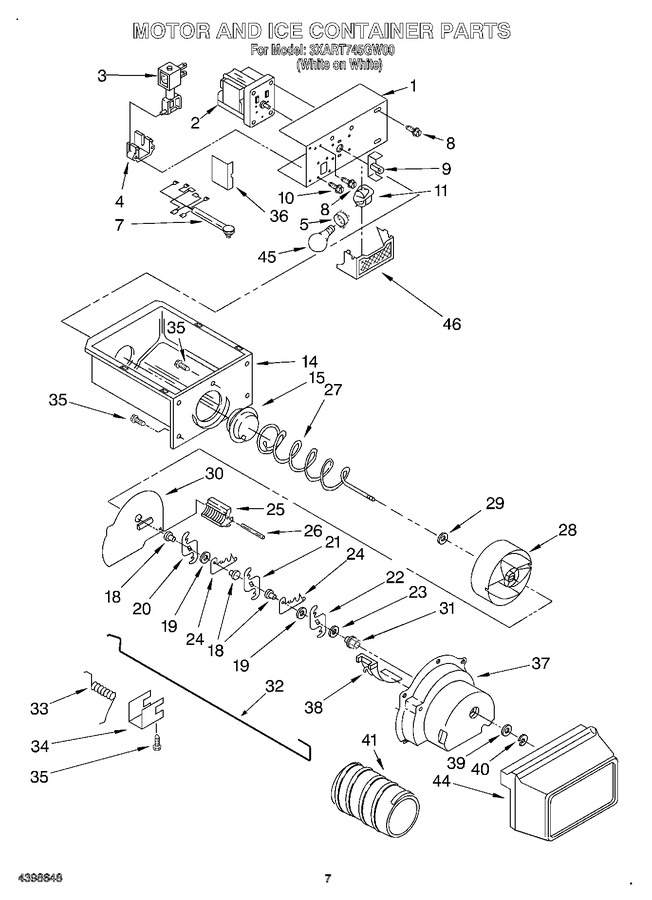 Diagram for 3XART745GW00