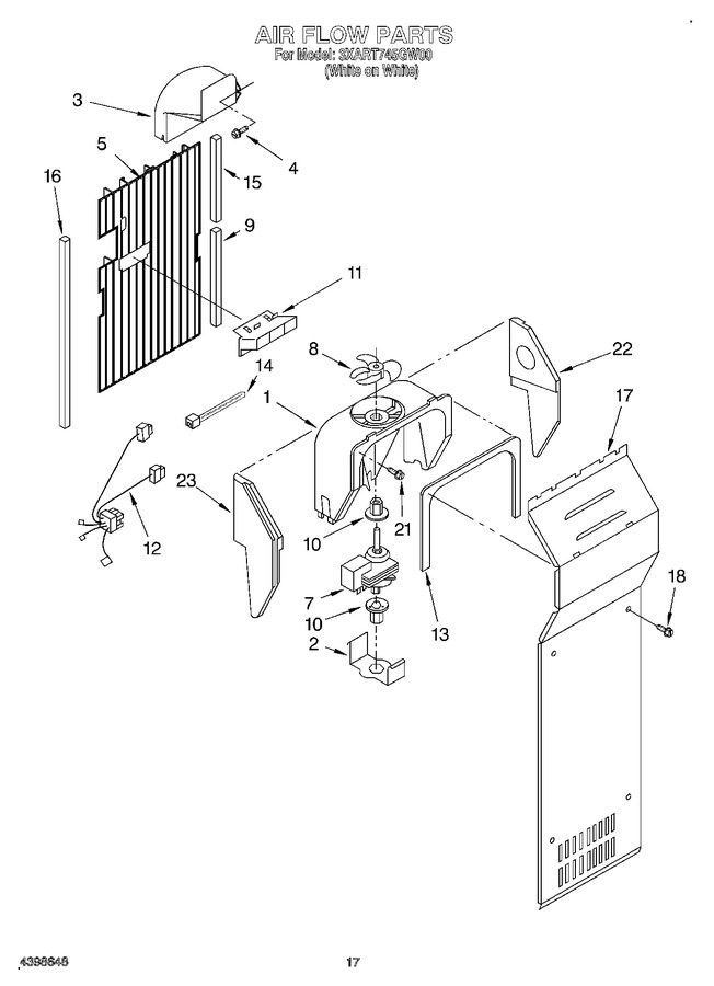 Diagram for 3XART745GW00