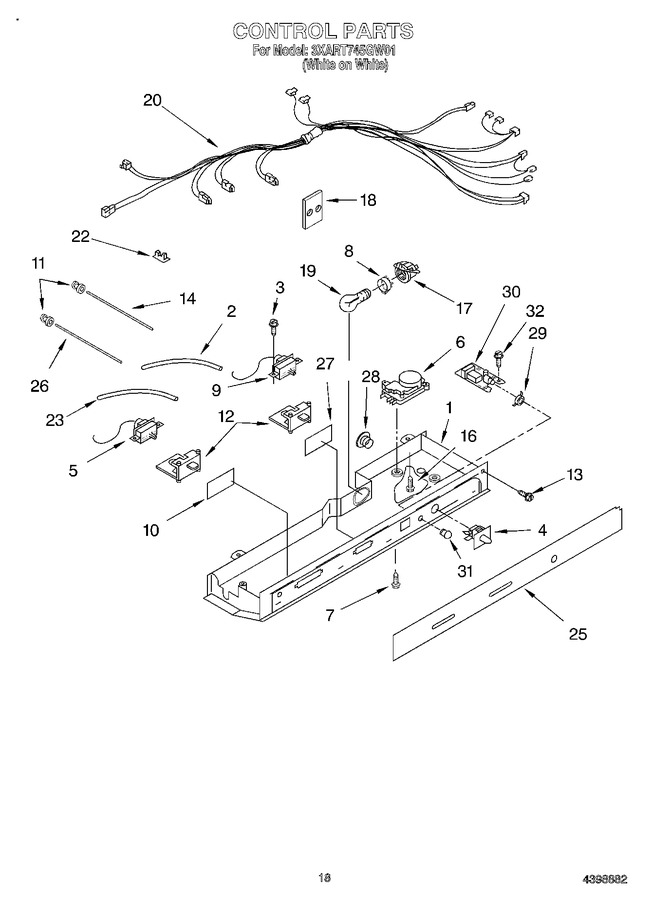 Diagram for 3XART745GW01