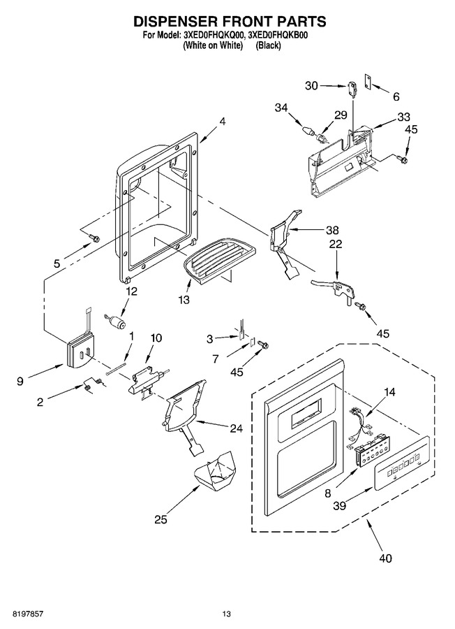 Diagram for 3XED0FHQKB00