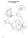 Diagram for 08 - Dispenser Front
