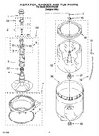 Diagram for 03 - Agitator, Basket And Tub Parts