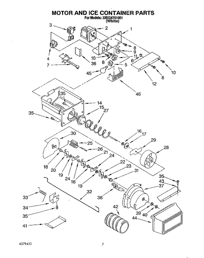 Diagram for 3XKGN701001