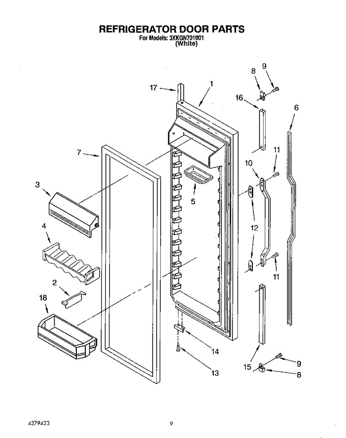 Diagram for 3XKGN701001