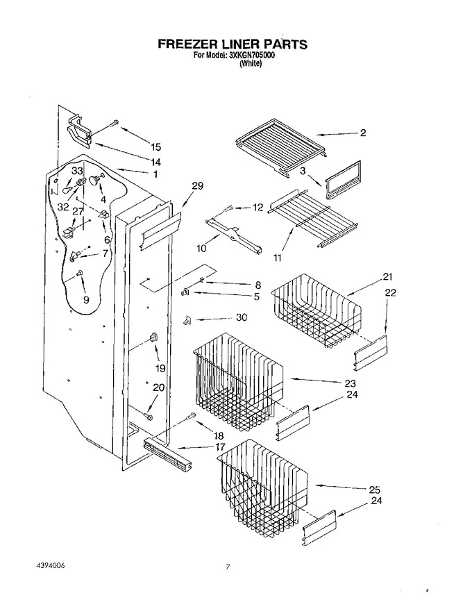 Diagram for 3XKGN705000