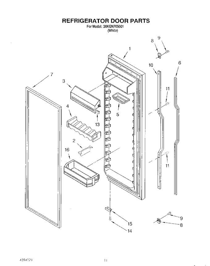 Diagram for 3XKGN705001