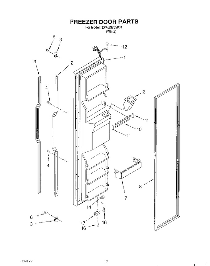 Diagram for 3XKGN705001