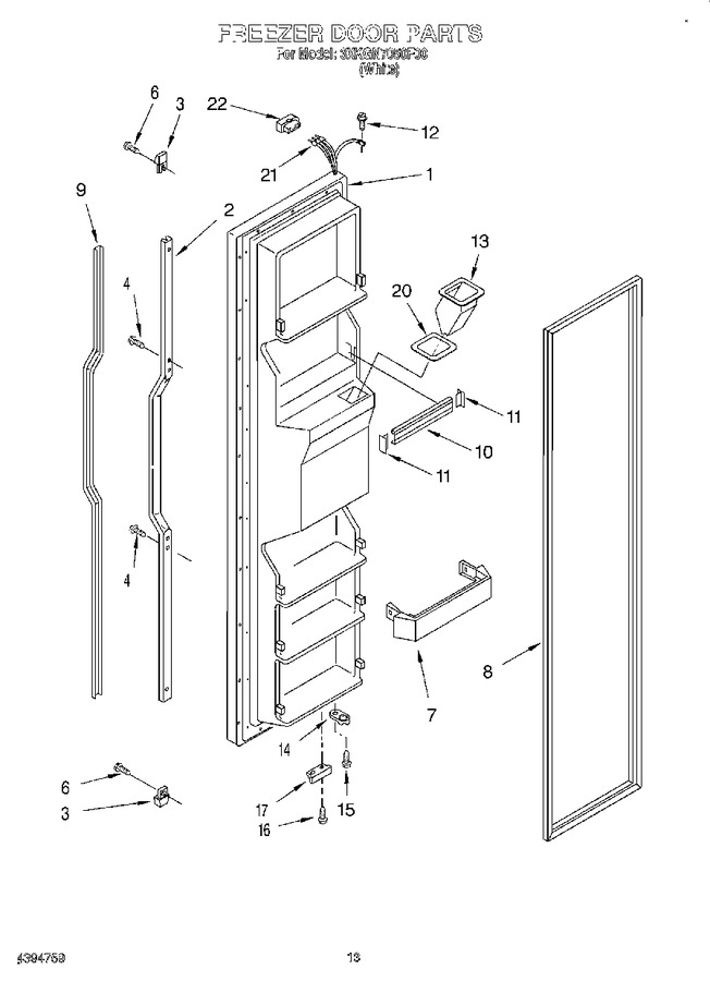 Diagram for 3XKGN7050F00