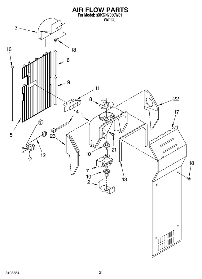 Diagram for 3XKGN7050W01