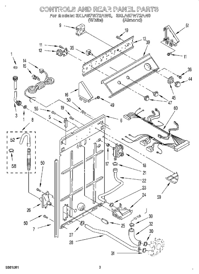 Diagram for 3XLA87W72AW0