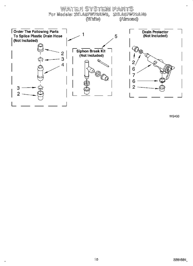 Diagram for 3XLA87W72AW0
