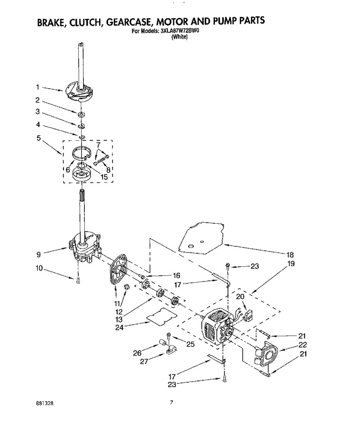 Diagram for 3XLA87W72BW0