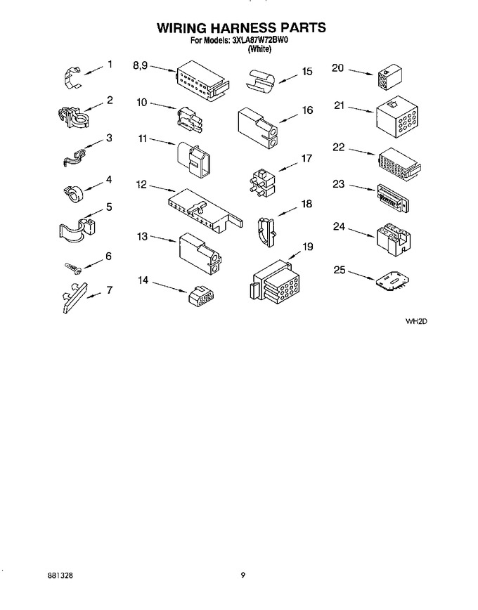 Diagram for 3XLA87W72BW0