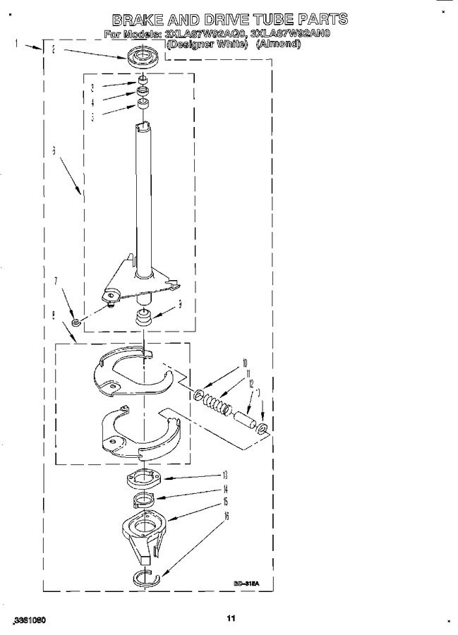 Diagram for 3XLA87W92AN0