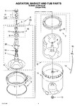 Diagram for 03 - Agitator, Basket And Tub Parts